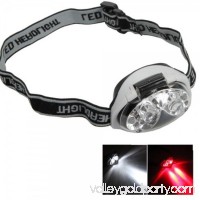 Headlamp Flashlight-Bright 1200 Lumen White Red Led Perfect for Runners Lightweight Adjustable Strap and Water Resistant   568537636